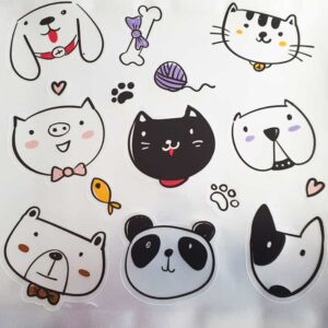 100 stickers metálicos 10cm - Image 4