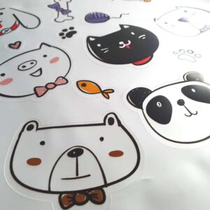 100 stickers metálicos 10cm - Image 2
