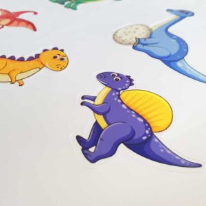 100 stickers metálicos 15 cm - Image 3