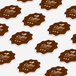 200 stickers 5x5 cm